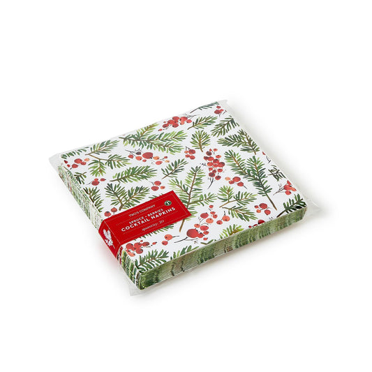 30PC MERRY BERRY PAPER NAPKIN