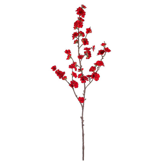 36" VELVET PLUM BLOSSOM SPRAY