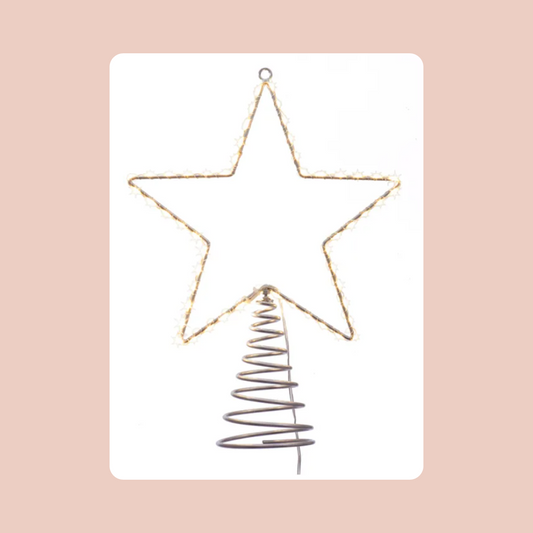 17.5" METAL LIGHTED LED STAR