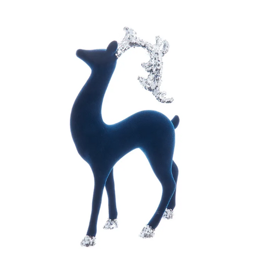 BLUE DEER WITH SILVER 12''