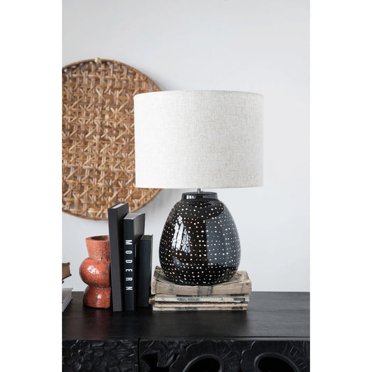 BLACK & WHITE DOTS LAMP