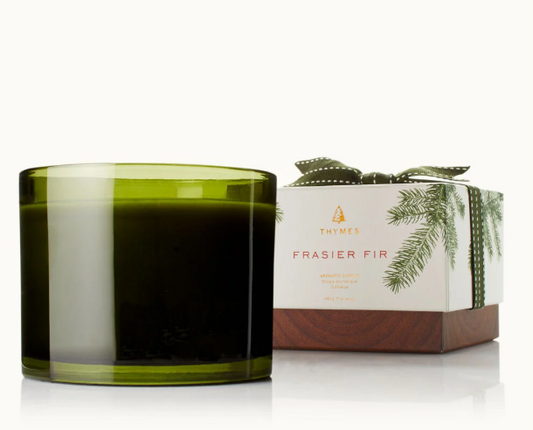 FRASIER FIR GREEN 3 WICK CANDLE 17 OZ