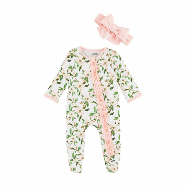 MAGNOLIA BAMBOO SLEEPER 3-6 MONTHS