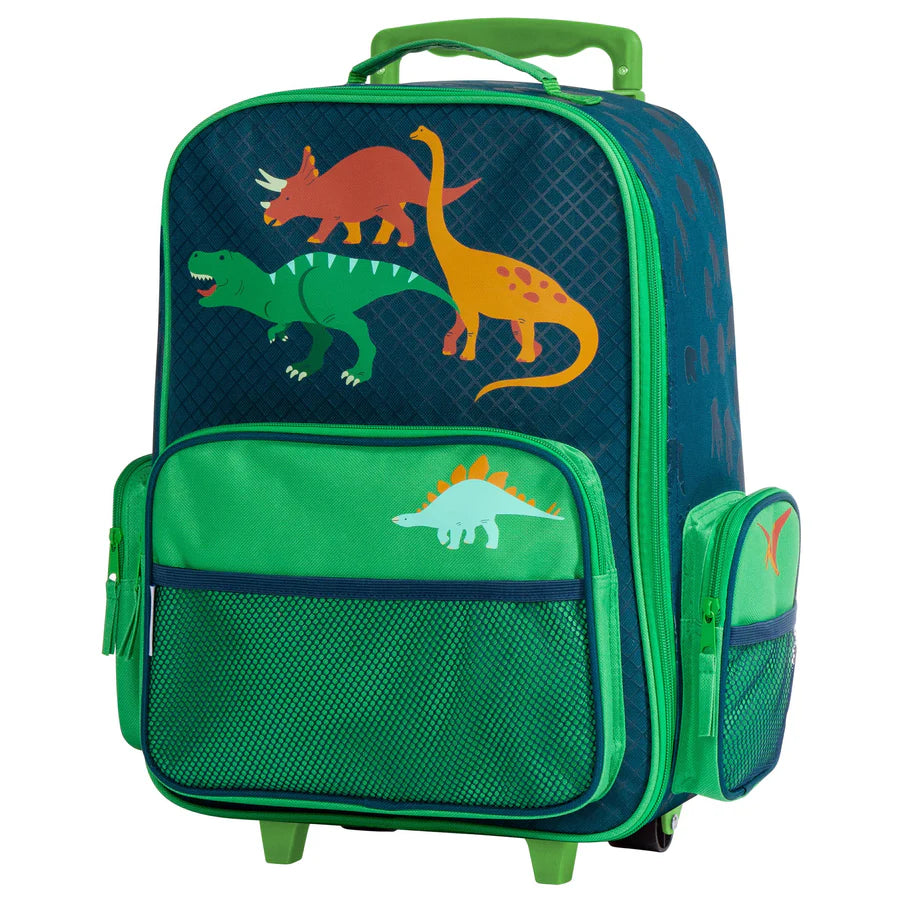 CLASSIC ROLLING LUGGAGE DINO VERDE STEPHEN JOSEPH