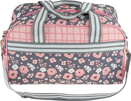 SJ DUFFLE BAG CHARCOAL FLOWER