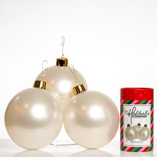 HOLIBALL MINI 8" WHITE PEARL TRIO