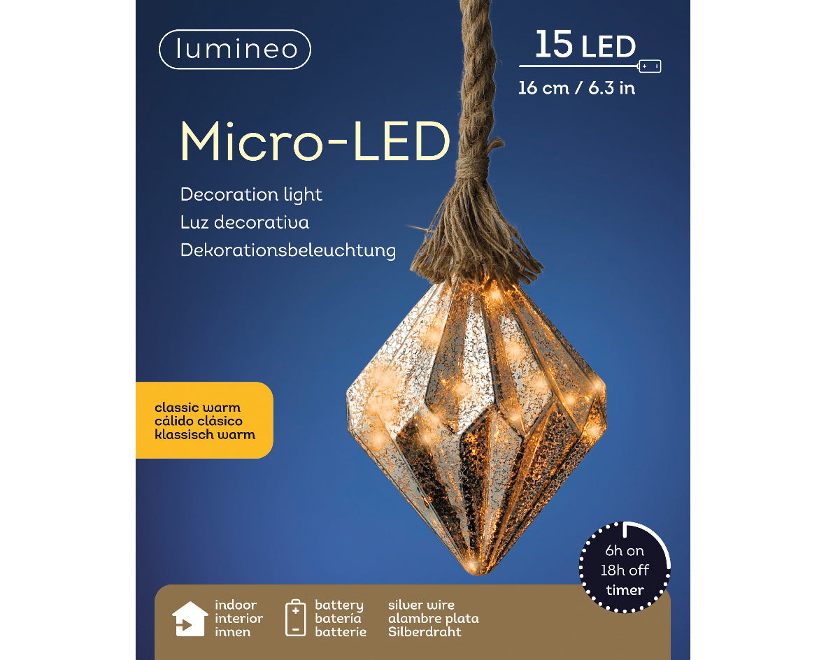 MICRO LED DIAMOND STEADING INDOOR-SILVER/CLASSIC