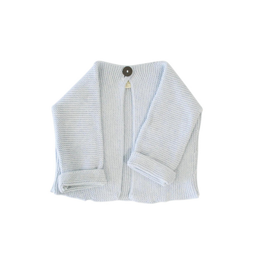 BABY JACKET POWDER BLUE 0-6MOTHS